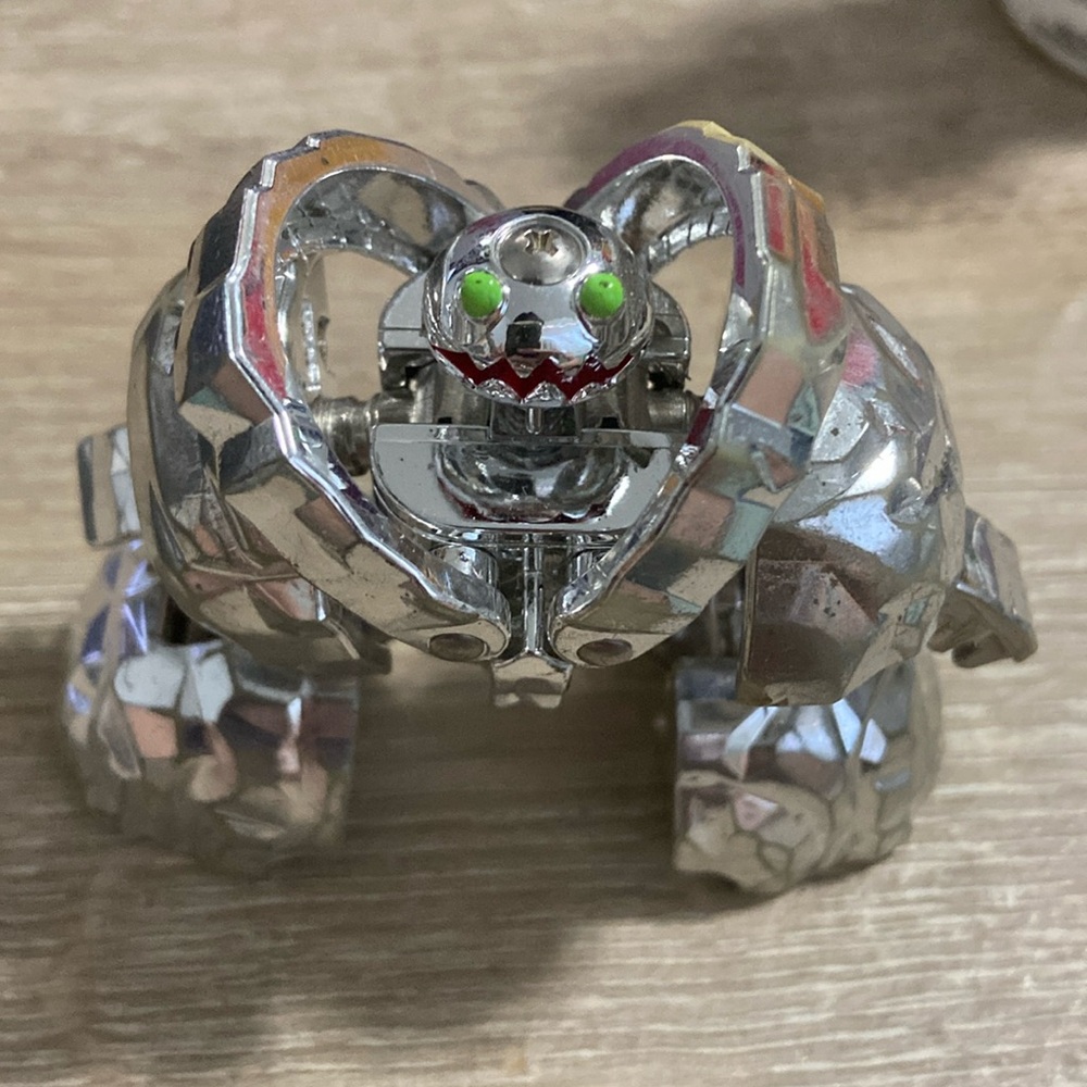 Vintage 1985 Bandai Gobots Rock Lords Slimestone Transformer Action Figure